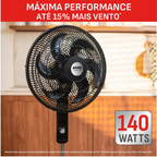 Ventilador de Coluna Arno 40cm VE2C Essential Preto 220V