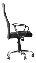 Cadeira Giratória GRP Presidente com Rodízio W-58B Preto