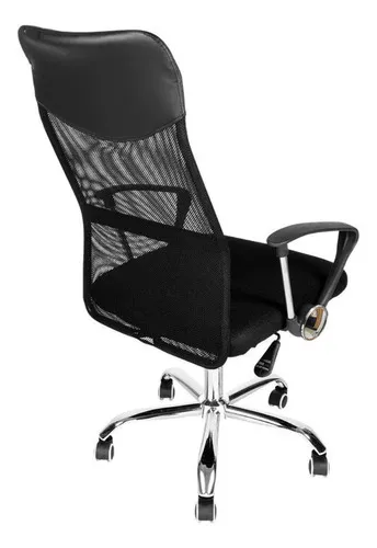Cadeira Giratória GRP Presidente com Rodízio W-58B Preto