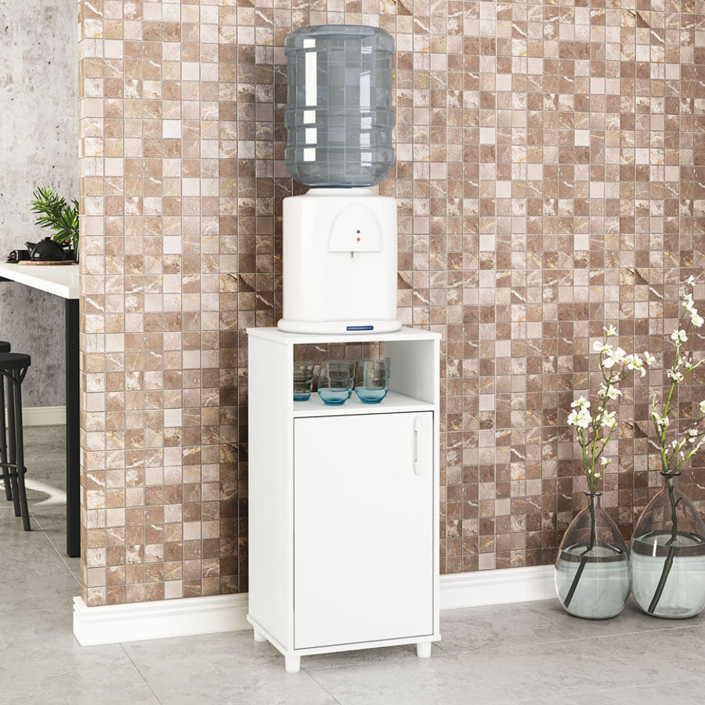 Balcão para Água 1 Porta com Nicho Politorno Branco