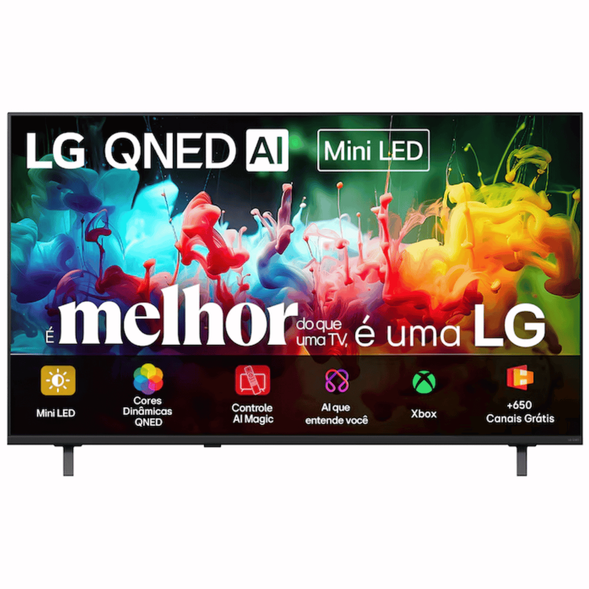 Smart TV QNED 75" 4K LG 75QNED Mini LED AI Bivolt