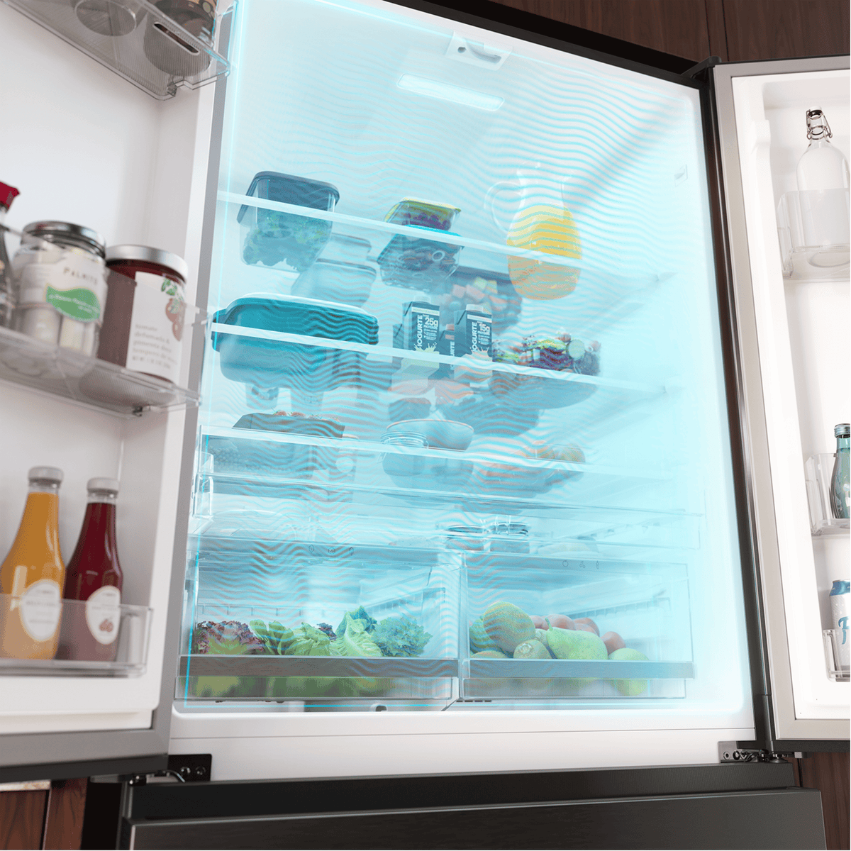 Refrigerador Brastemp 630L BRO88AEXNA 3 Portas Inteligente B=Smart French Door Inverter Black Inox Bivolt