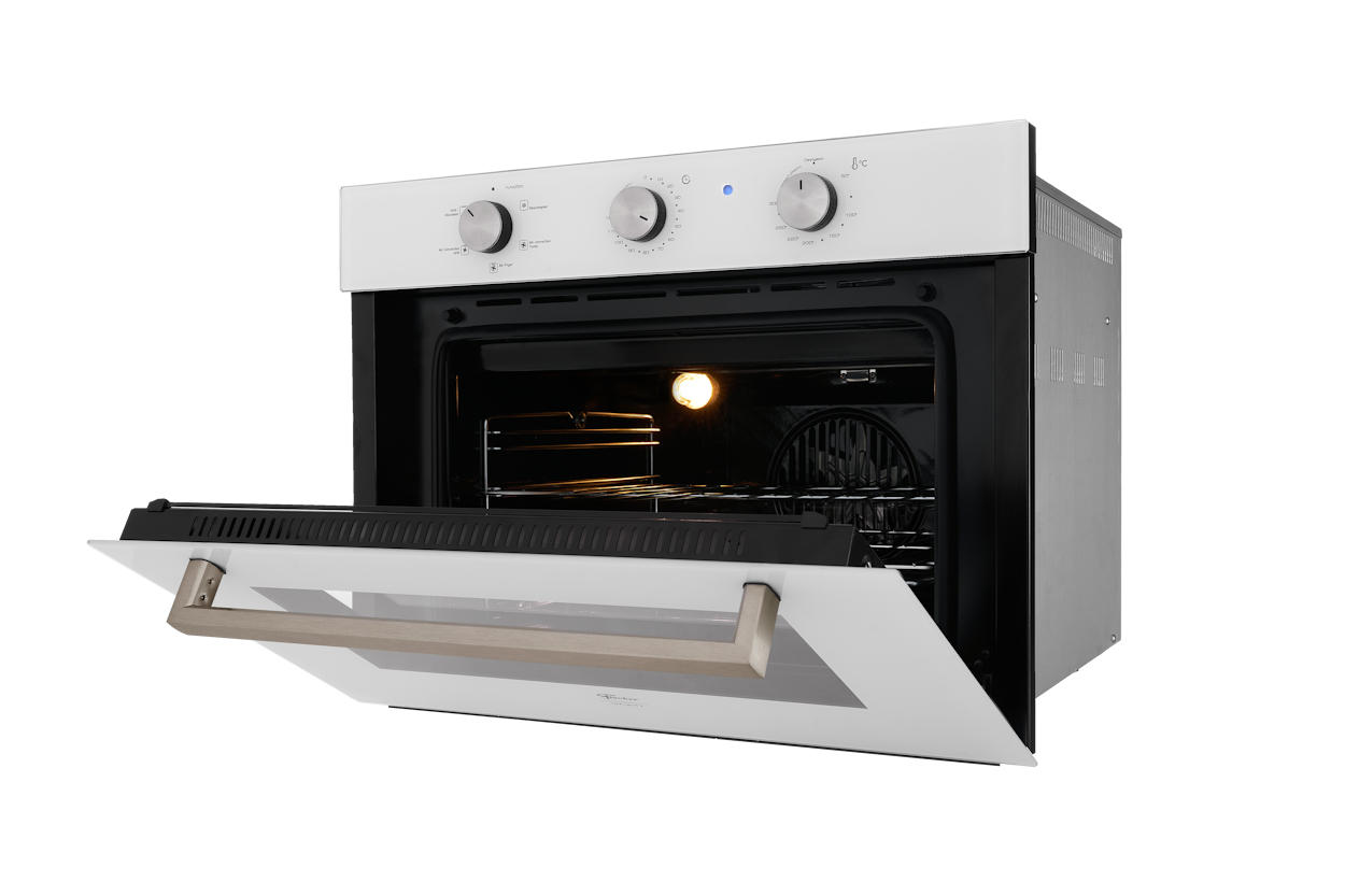 Kit Fischer de Embutir Forno Elétrico 50 Litros Infinity+Micro-ondas 25 Litros Fit Line Branco 220V