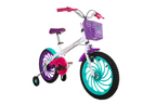 Bicicleta Caloi Ceci Aro 16 com Cestinha Branco