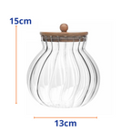 Pote Hermético de Vidro Borossilicato Rojemac Classic com Tampa de Bambu 700ml