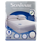 Protetor de Colchão Casal Jacquard Naturalle 300 Fios Impermeável 140x190cm
