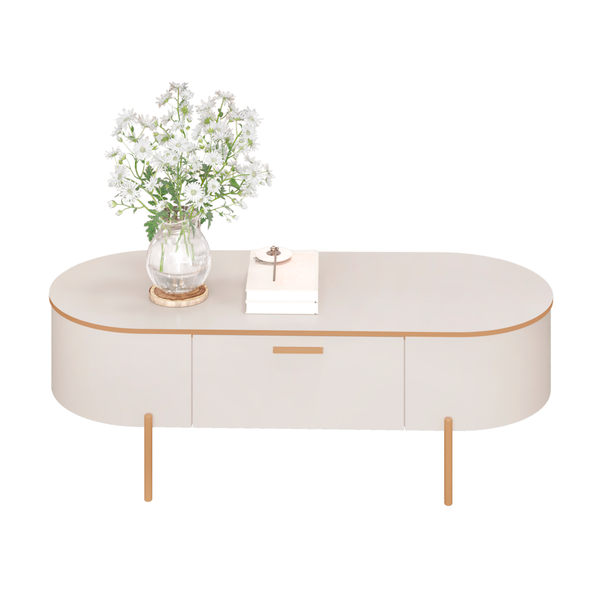 Mesa de Centro Celena 107cm DJ Móveis 1 Gaveta