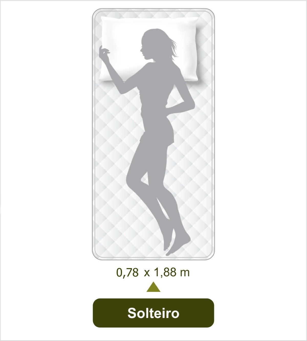 Colchão Espuma Ecoline D-33 Ecoflex Solteiro 78x188x14cm Marrom