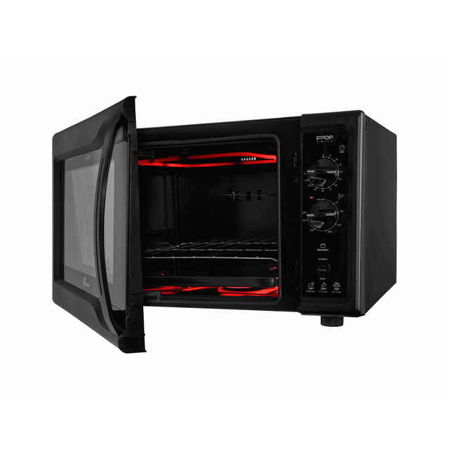 Forno de Mesa Elétrico Fischer 44L Pop Grill 34313-94809 Preto 220V