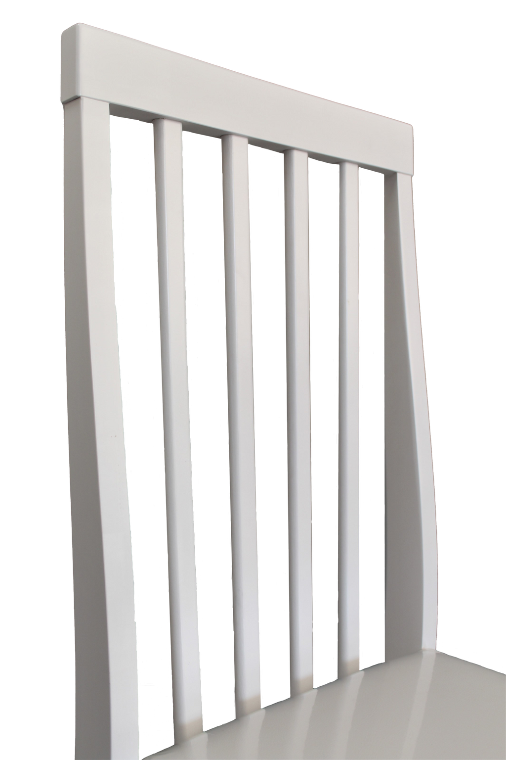 Cadeira Milena Matte Estofada Madeira Branco Tecido Korino Branco