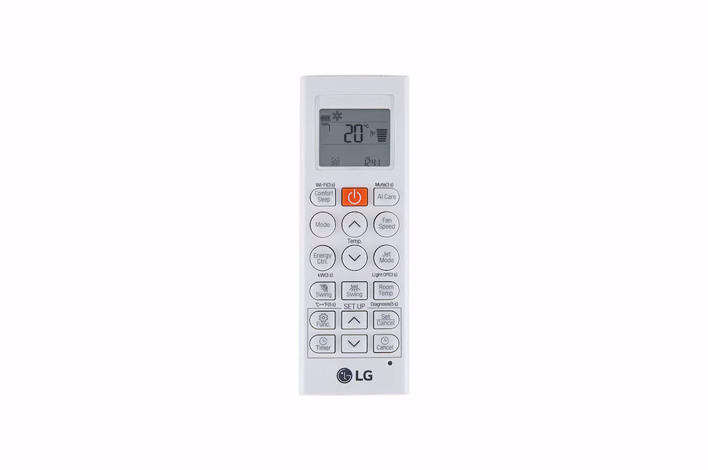 Ar-Condicionado Split LG Dual Inverter Voice +AI 12000 BTUs Quente e Frio Branco 220V