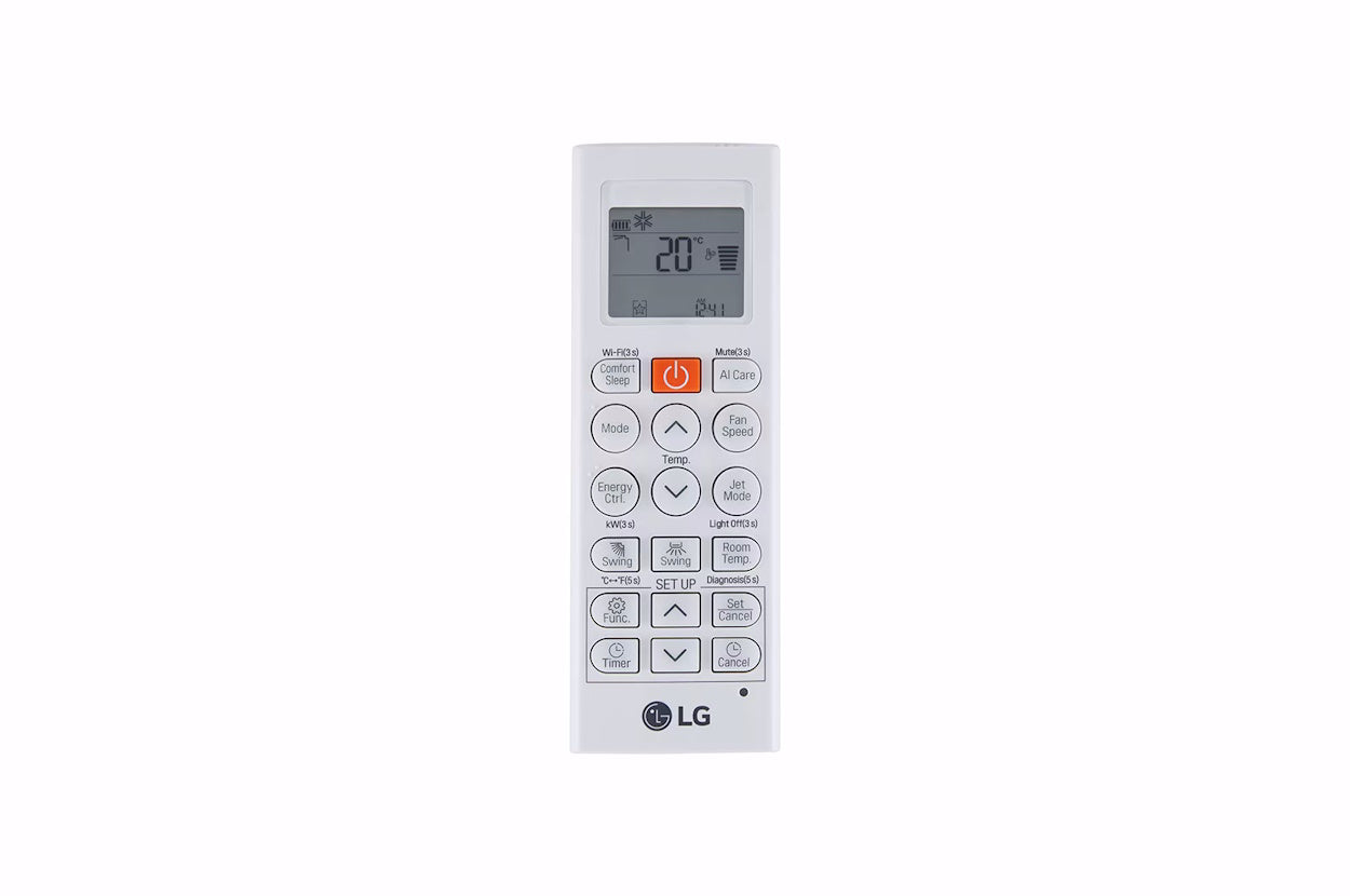 Ar-Condicionado Split LG Dual Inverter Voice +AI 12000 BTUs Quente e Frio Branco 220V