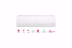 Ar-Condicionado Split LG Dual Inverter Voice +AI 12000 BTUs Quente e Frio Branco 220V