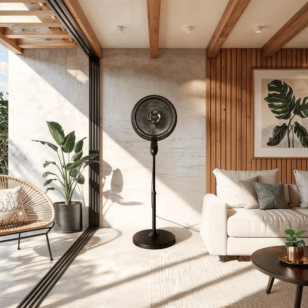 Ventilador de Coluna Britânia 8 Pás BVC42A 170W Preto 220V