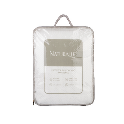 Protetor de Colchão Queen Naturalle Max Sense 160x200cm Branco