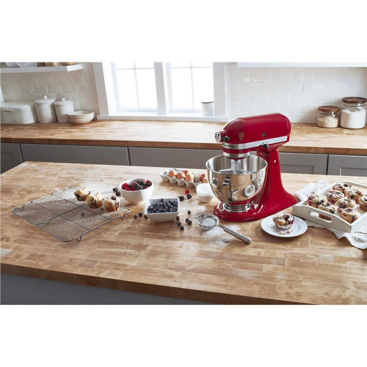 Batedeira Stand Mixer KitchenAid Artisan 10 Velocidades Empire Red 220V