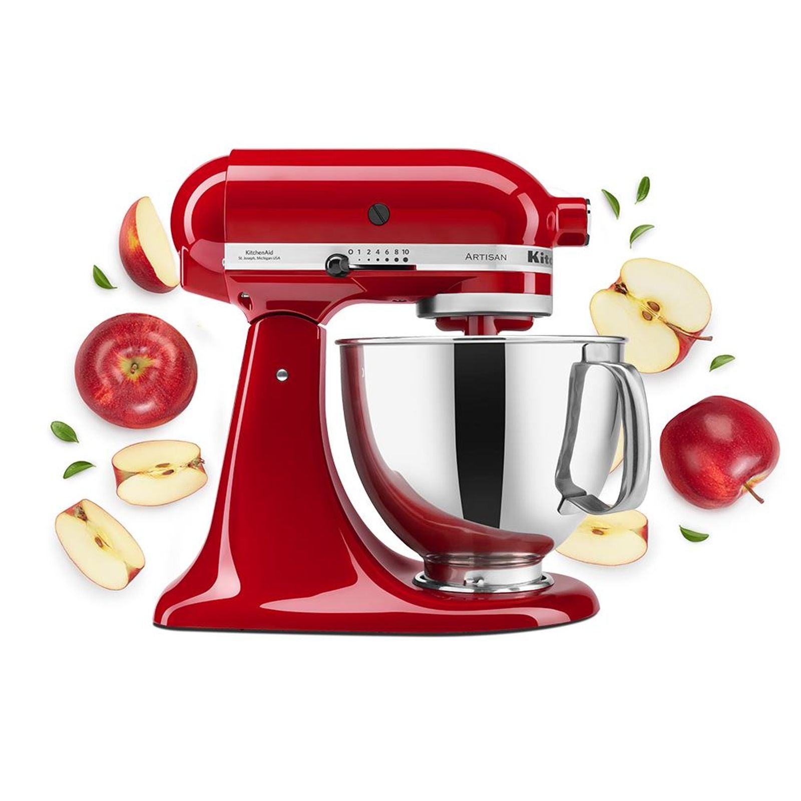 Batedeira Stand Mixer KitchenAid Artisan 10 Velocidades Empire Red 220V