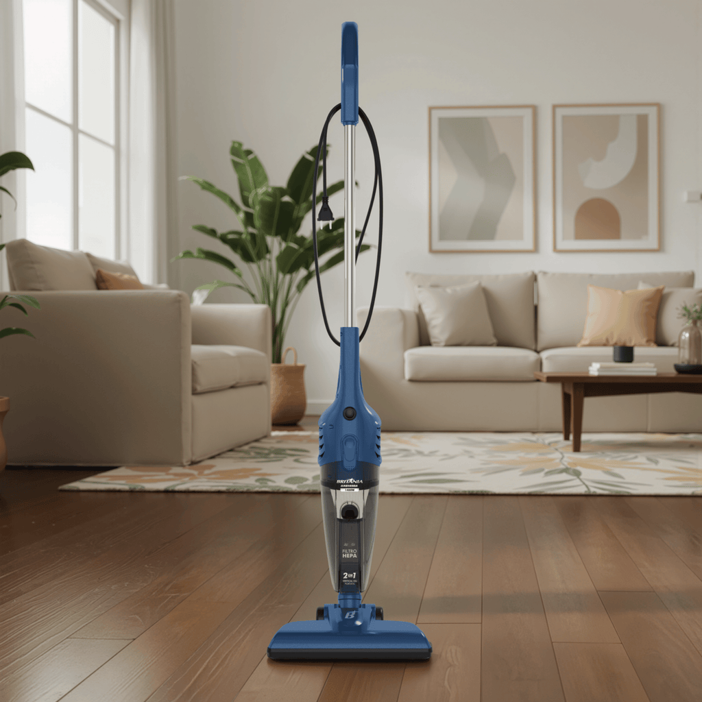Aspirador de Pó Vertical 2 em 1 Britania BAS1450A Azul 220V