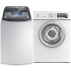 Conjunto Electrolux Lavadora de Roupas 18kg Efficient LEE18 + Secadora Piso 11kg STL11 220V