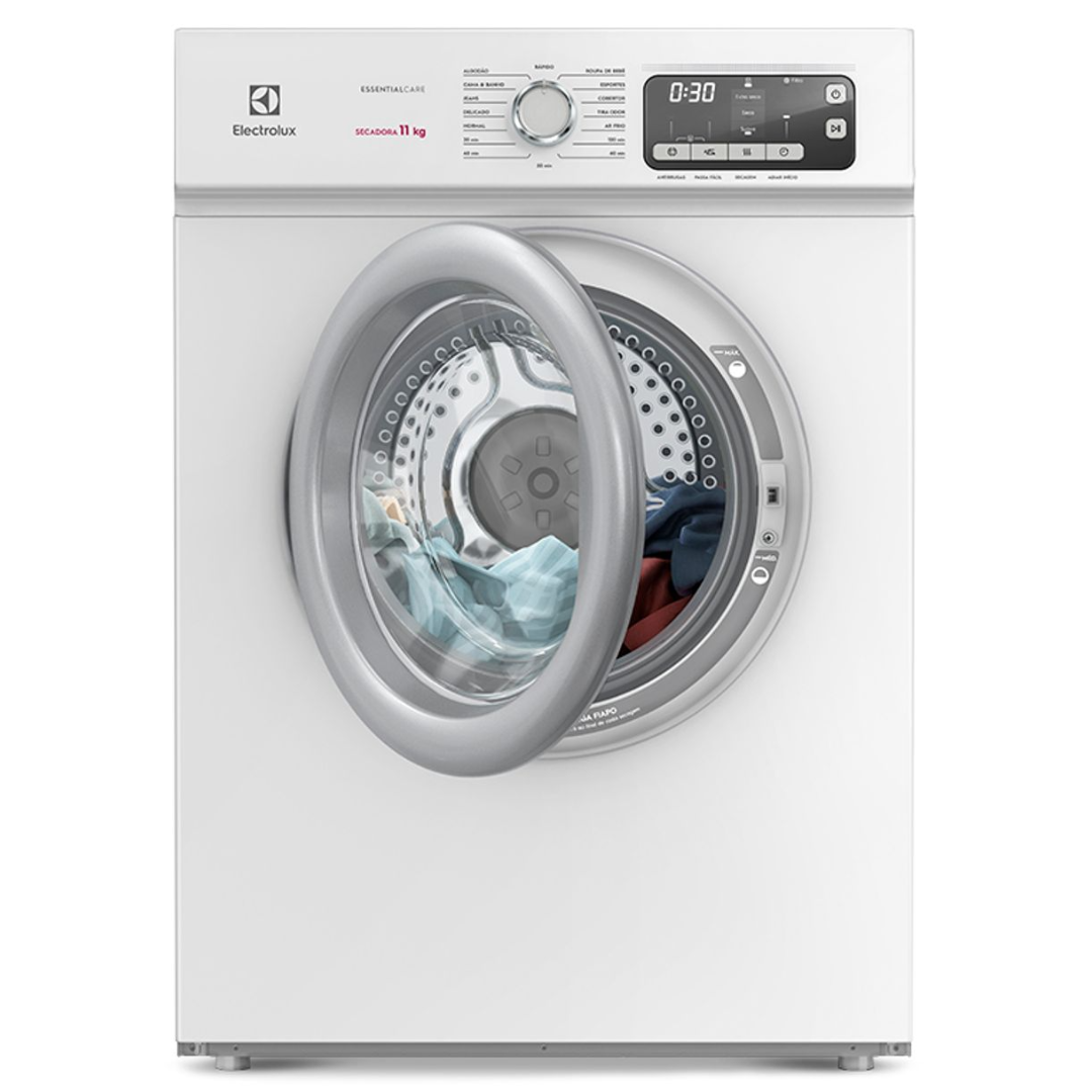 Conjunto Electrolux Lavadora de Roupas 18kg Efficient LEE18 + Secadora Piso 11kg STL11 220V