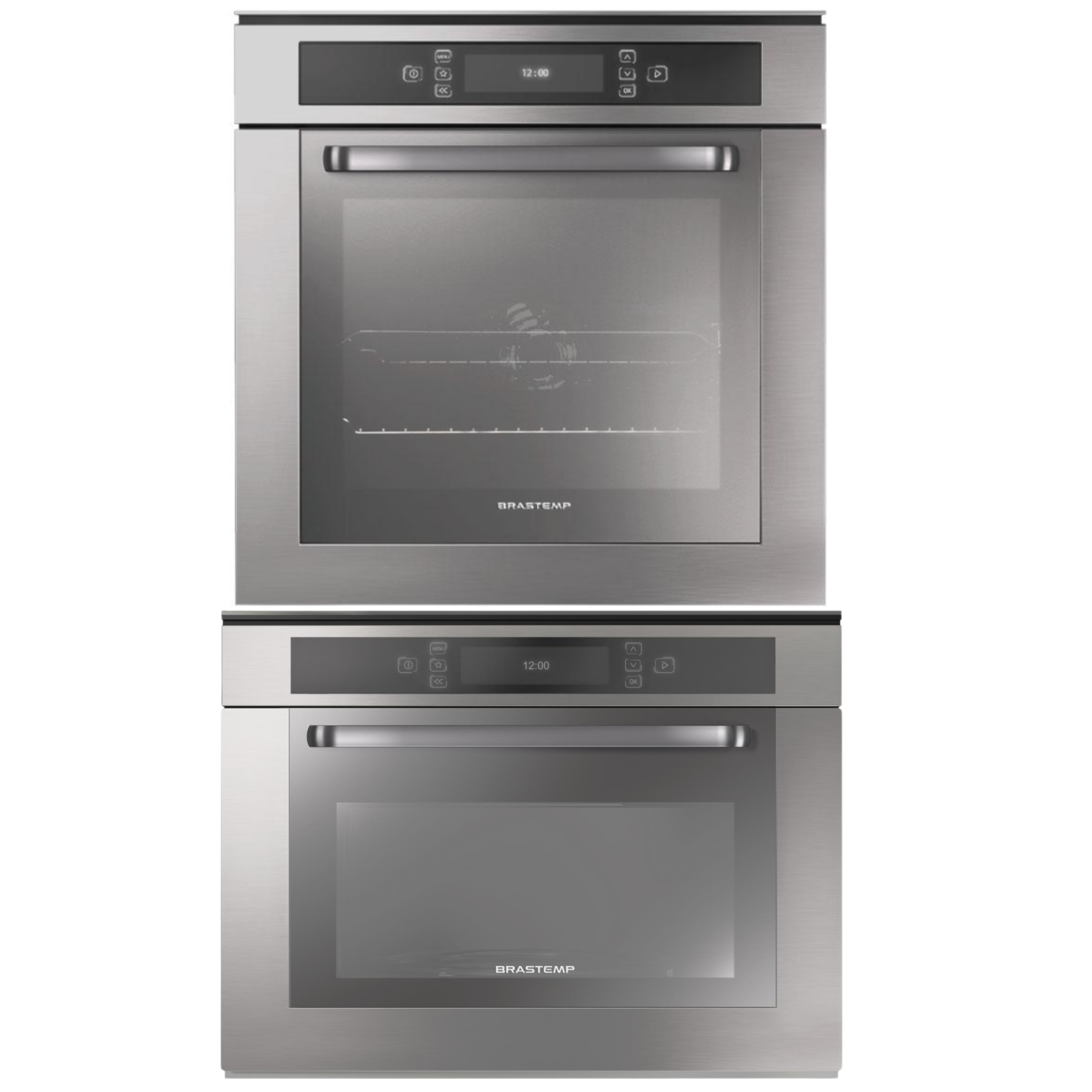Kit Brastemp Gourmand de Embutir Forno Elétrico 67L+Micro-ondas 40L com Grill Inox 220V