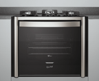 Fogão 5 Bocas Fischer de Embutir Gran Cheff Tripla Chama Mesa de Vidro com Dourador 28550-65541 Inox 220V