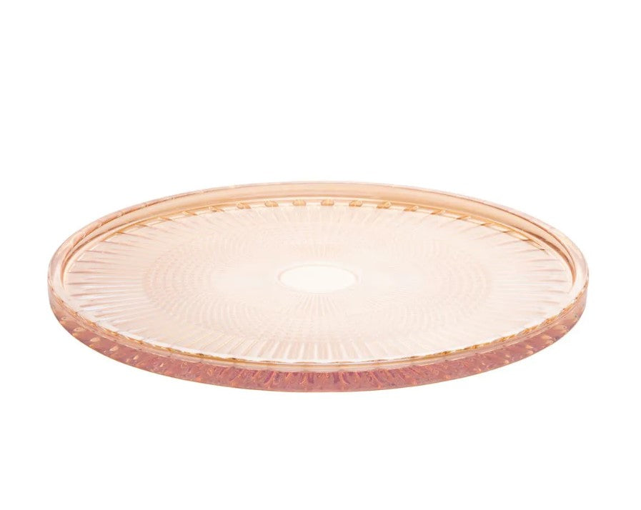 Prato Para Servir Rojemac Queen em Cristal 32cm Âmbar