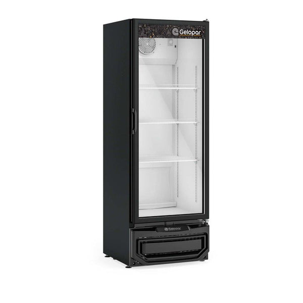 Expositora Vertical de Bebidas Gelopar 410L Porta de Vidro GPTU-40 EL PR 220V