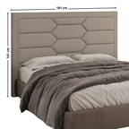 Cabeceira Delta Perfan 160x13cm Linho Rato