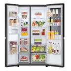 Refrigerador LG 647L Side By Side InstaView Inverter Black Inox 220V