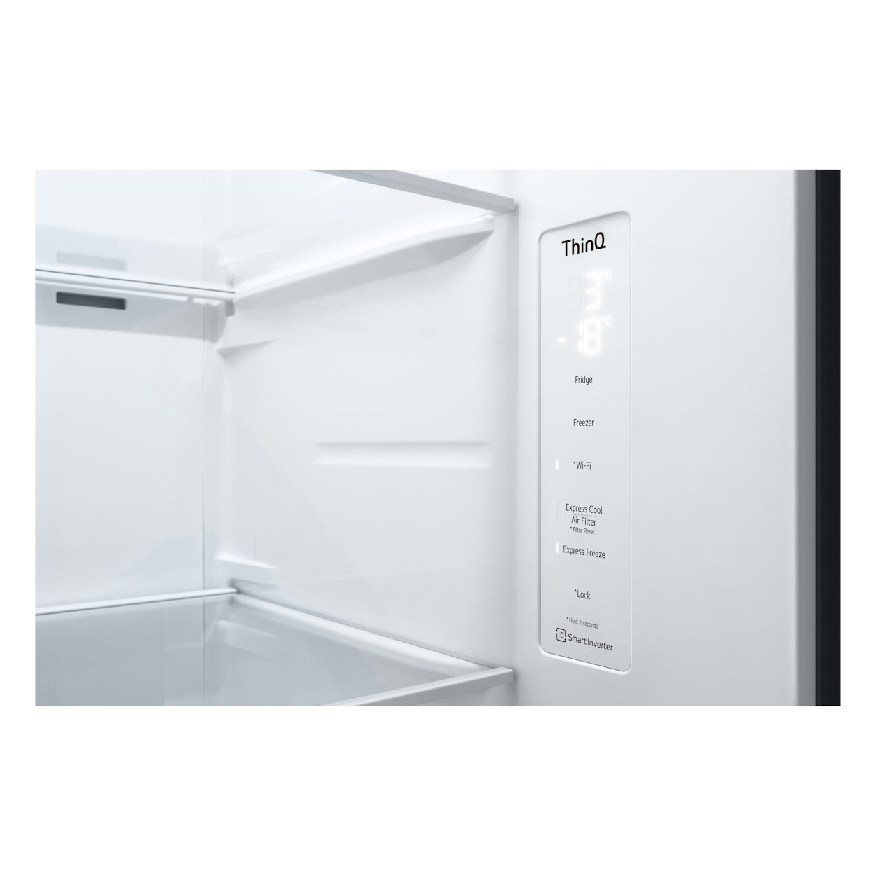 Refrigerador LG 647L Side By Side InstaView Inverter Black Inox 220V