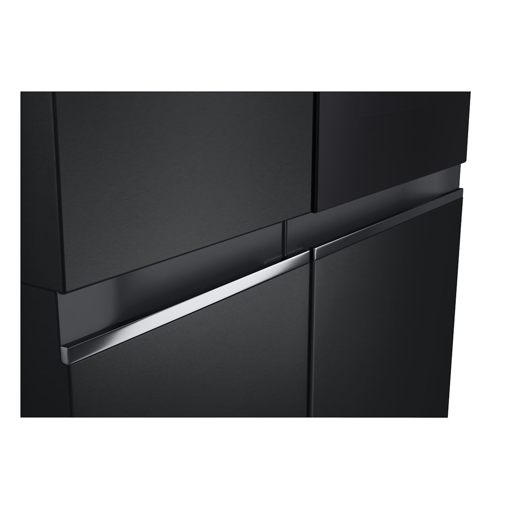 Refrigerador LG 647L Side By Side InstaView Inverter Black Inox 220V