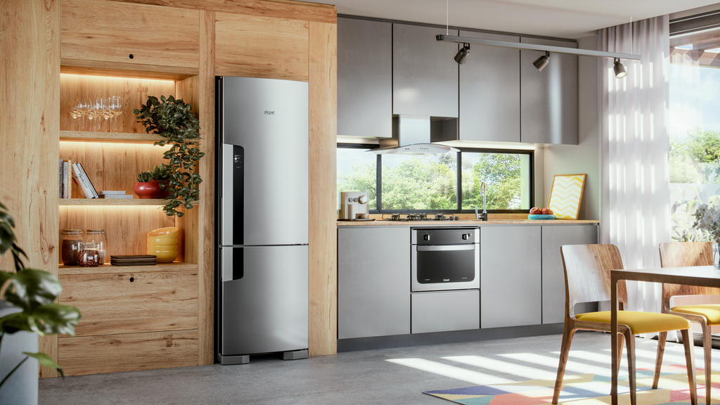 Refrigerador Consul 397L CRE44B Duplex Inverse Evox 220V