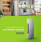 Refrigerador Consul 397L CRE44B Duplex Inverse Evox 220V