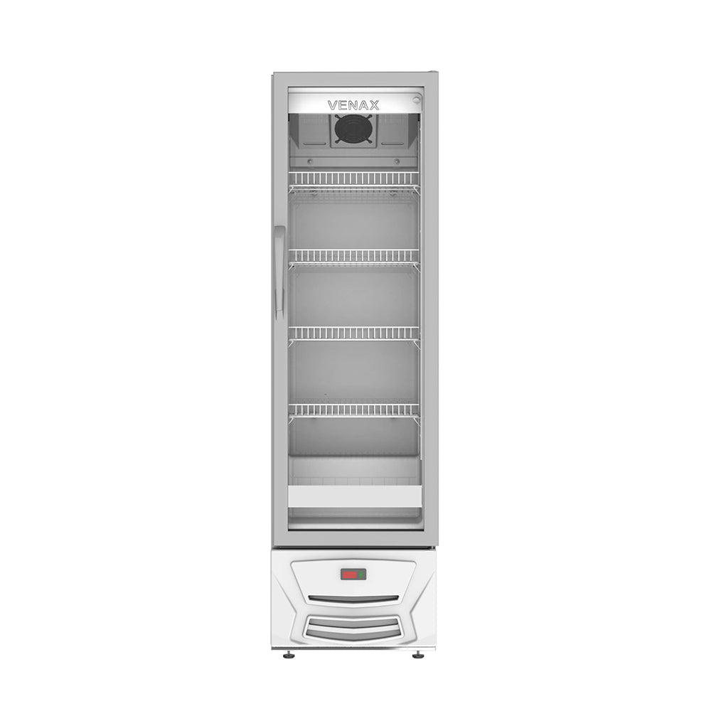 Expositora de Bebidas Venax VVCD 200 Litros com Porta em Vidro Duplo Branco 220V