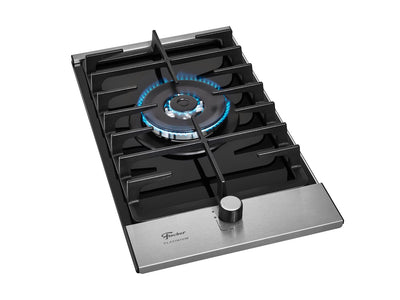 Cooktop a Gás Fischer 1 Boca Platinium Trempe em Ferro Fundido Bivolt