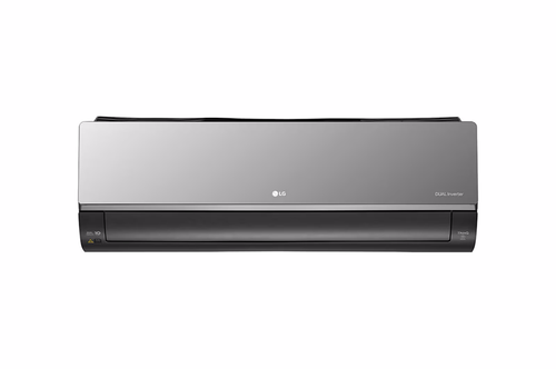 Ar-Condicionado Split LG Dual Inverter Voice Artcool +AI 12000 BTUs Quente e Frio Cinza Espelhado 220V
