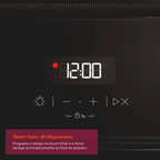Forno de Embutir Elétrico Brastemp 84L BOX84AE com Air Fryer Pro Preto 220V
