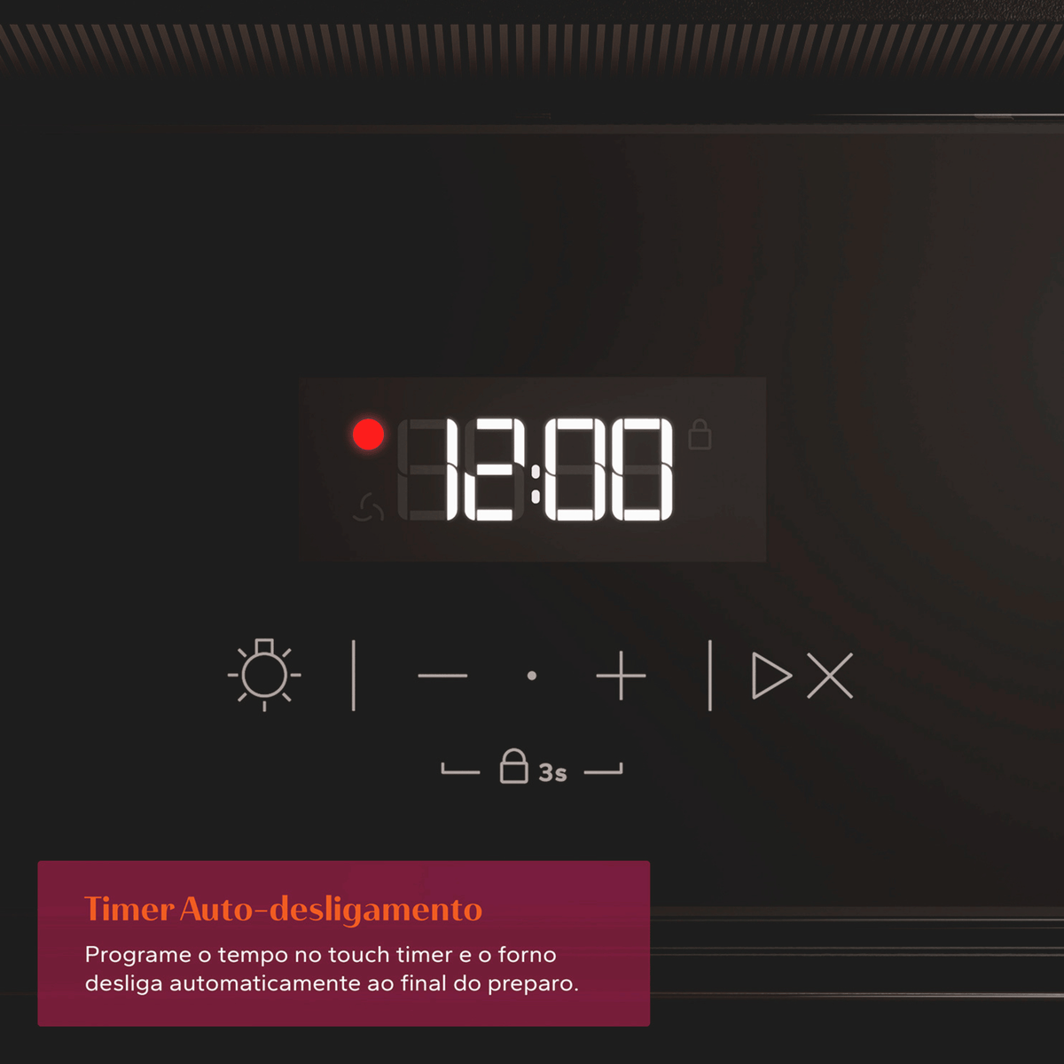 Forno de Embutir Elétrico Brastemp 84L BOX84AE com Air Fryer Pro Preto 220V