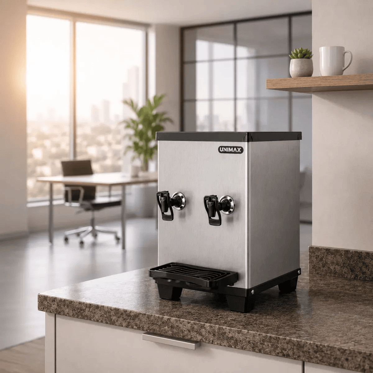 Bebedouro de Água Industrial Unimax 10L Bancada Inox 220V