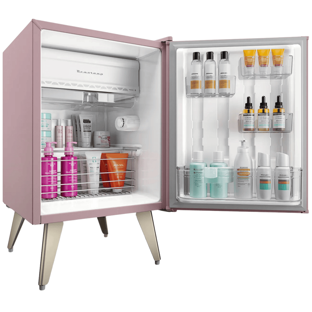 Frigobar Brastemp Retrô 76L BRA08MO Rose 220V