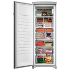 Freezer Vertical Flex Brastemp 276L BVR28PK Frost Free Platinum 220V
