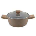 Jogo de Panelas Norma Full-Fit 4 Peças Indução Fendi Mocha