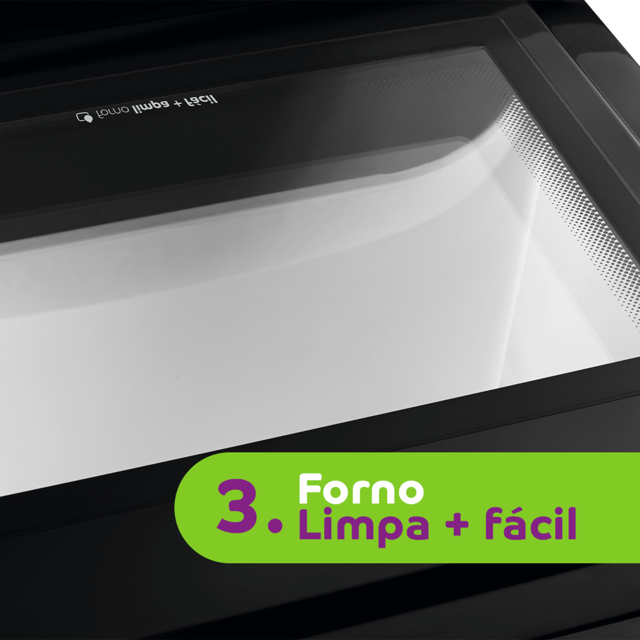 Fogão 4 Bocas Consul CFO4V Piso Mesa Vidro Inox Bivolt