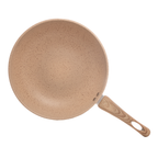Frigideira Wok Coliseu de Indução em Alumínio Revestimento Cerâmico 28cm