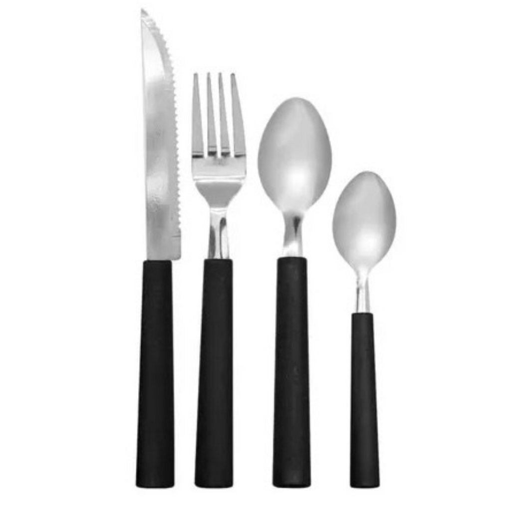 Faqueiro Brinox 24 Peças Riviera Aço Inox Preto