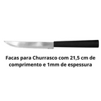 Faqueiro Brinox 24 Peças Riviera Aço Inox Preto