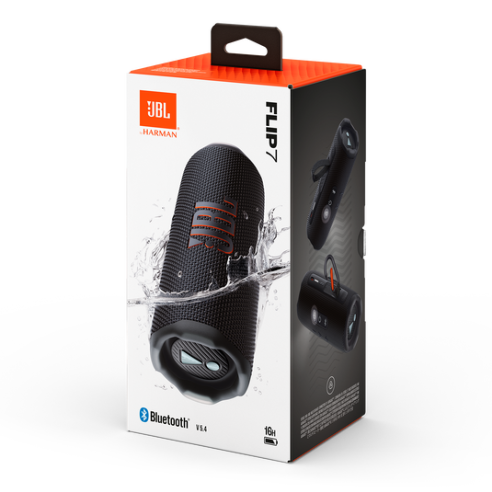Caixa de Som Portátil JBL Flip 7 Bluetooth Preto Bivolt