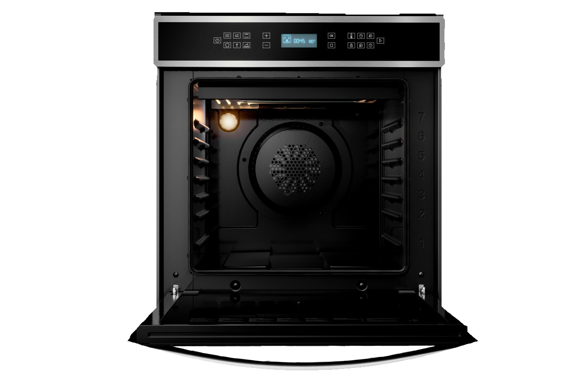 Kit Brastemp de Embutir Forno Elétrico 84 Litros BOT84AR+Micro-ondas 32 Litros BM146AE Inox/Preto 220V