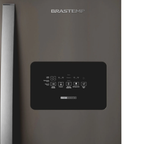 Refrigerador Brastemp 559L BRO85ME 3 Portas French Door Inverter Black Inox 220V